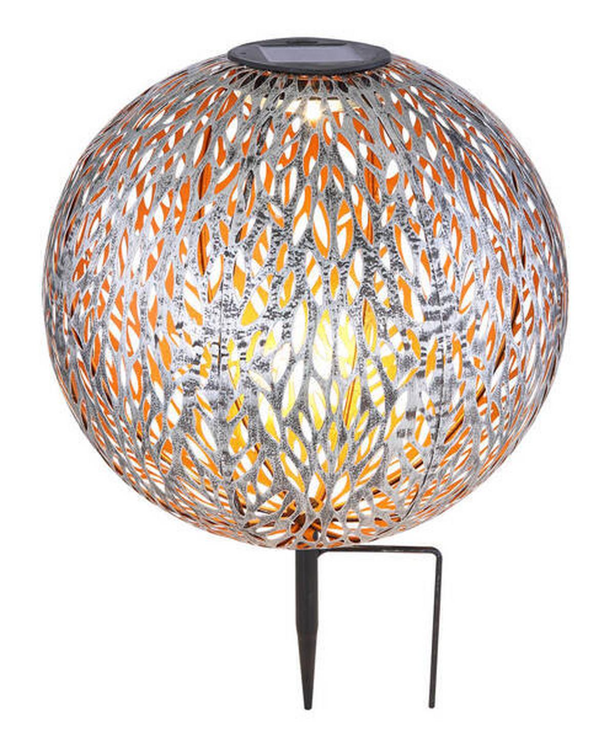 Solarna Svetilka Solar, S Sijalko - zlate barve/srebrne barve, Konvencionalno, kovina (27/38cm) - Globo
