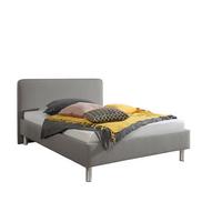 Polsterbett Jone Grau ca. 140x200 cm - Alufarben/Grau, MODERN, Textil/Metall (140/200cm) - Livetastic