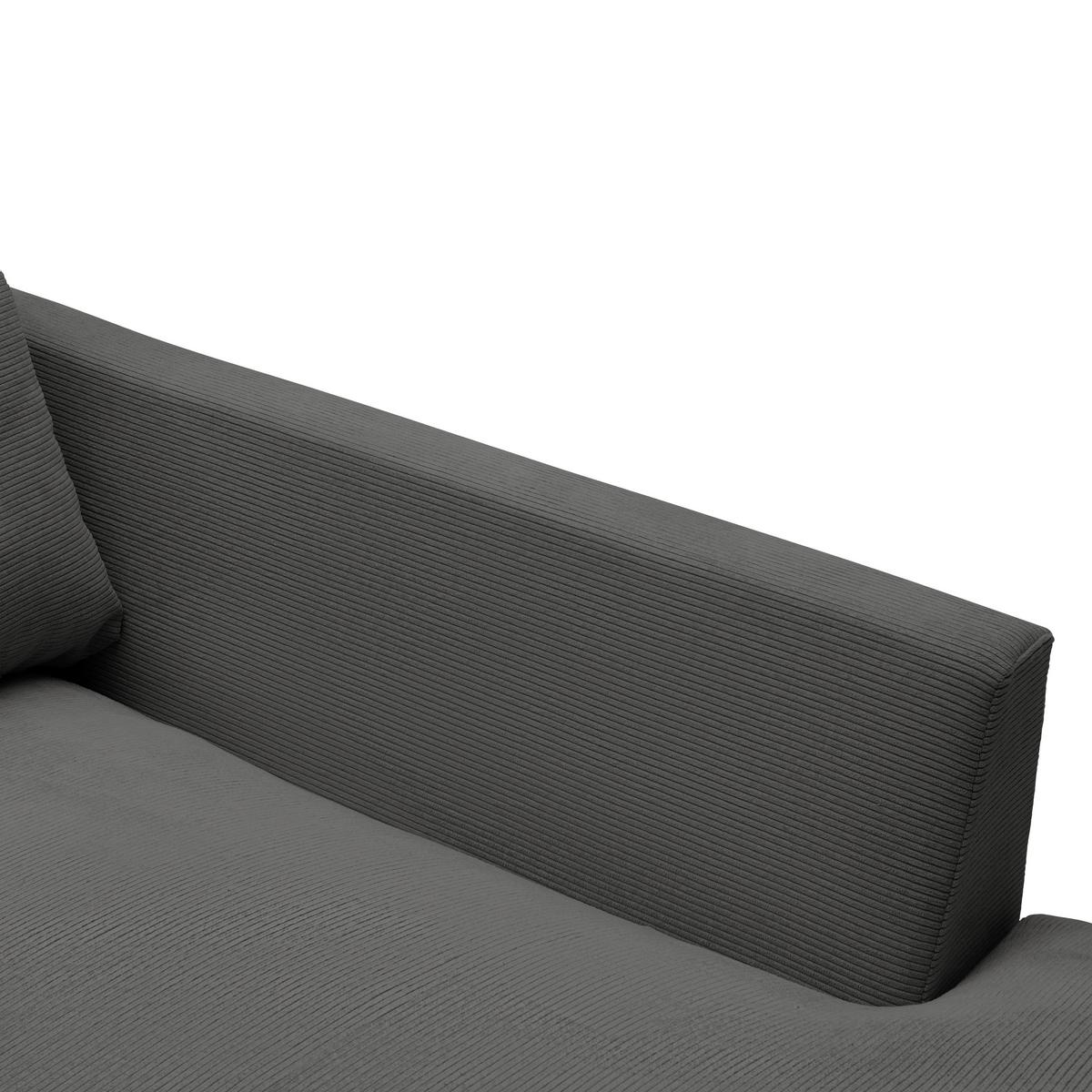 Colțar Pedro - antracit, Modern, textil (300/190cm) - Mömax