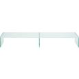 TV-Aufsatz Glas Weiß - Weiß, Glas (110/14/35cm) - Mömax modern living TV-Aufsatz Glas Weiß - Weiß, Glas (110/14/35cm) - Mömax modern living
