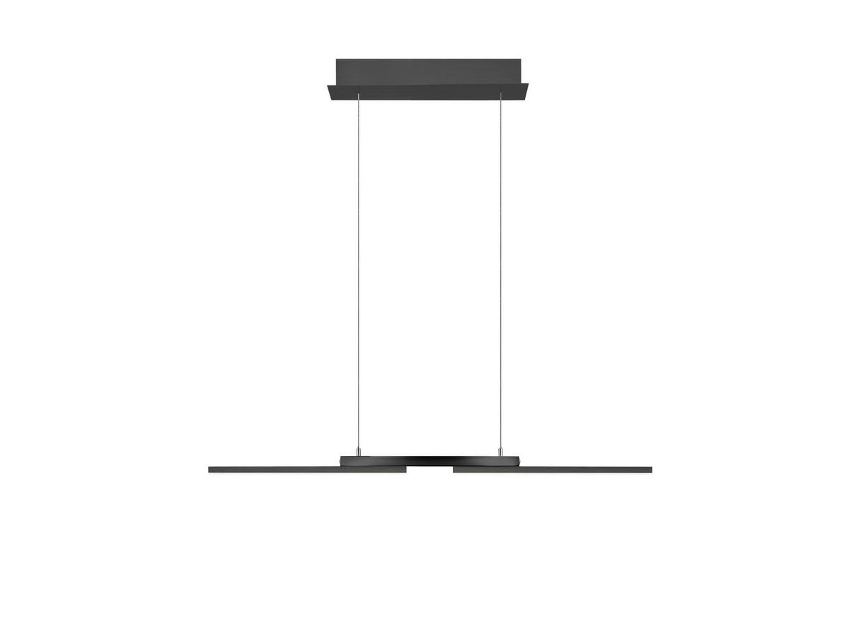 LAMPA WISZĄCA LED 20665/3-39 MORE - antracytowy, Design, metal (87/13/150cm) - Hell