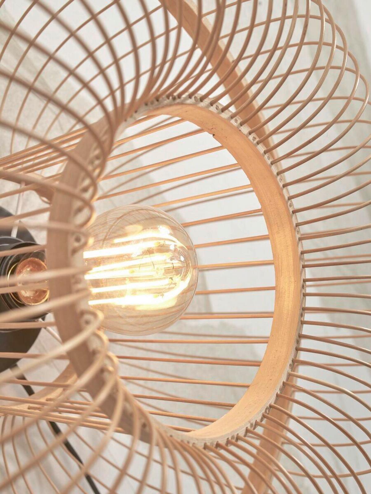 Stenska Svetilka Hokkaido, Naravna Barva - naravne barve, Trend (38/25/38cm) - Good & Mojo