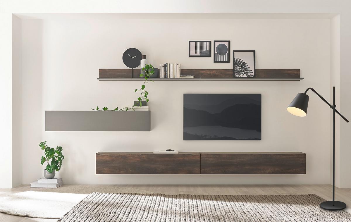 HÄNGEELEMENT LARGO - Eichefarben, Design, Holzwerkstoff (152/30/30cm) - MID.YOU