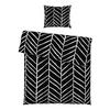 BETTWÄSCHESET MARBLE - Schwarz, Konventionell, Textil (160/210cm) - Modern Living