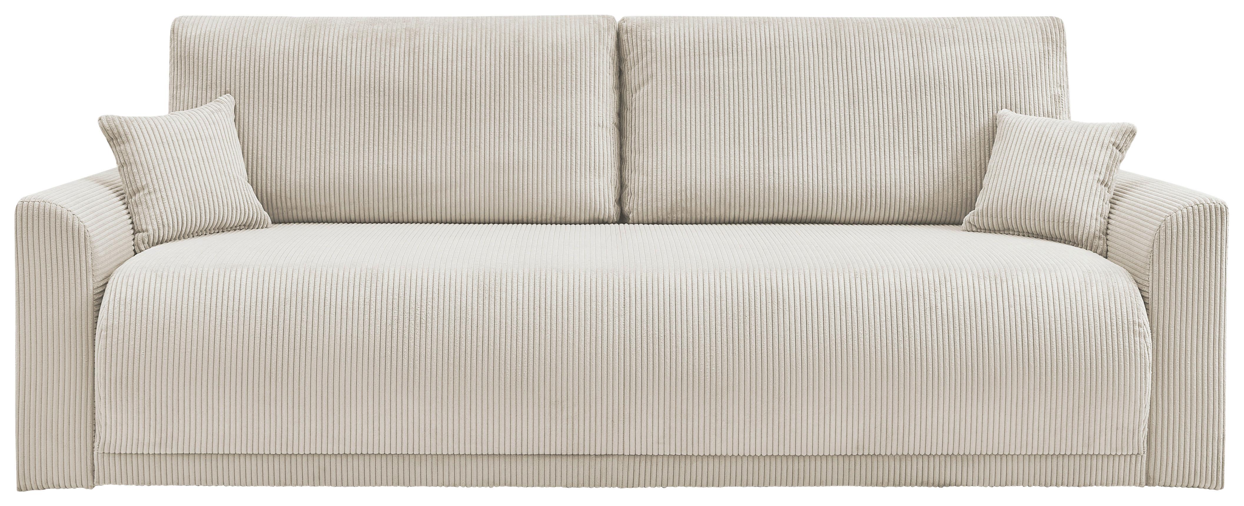 Trosjed Na Razvlačenje Kim - krem, Moderno, drvo (234/90/103cm) - Modern Living