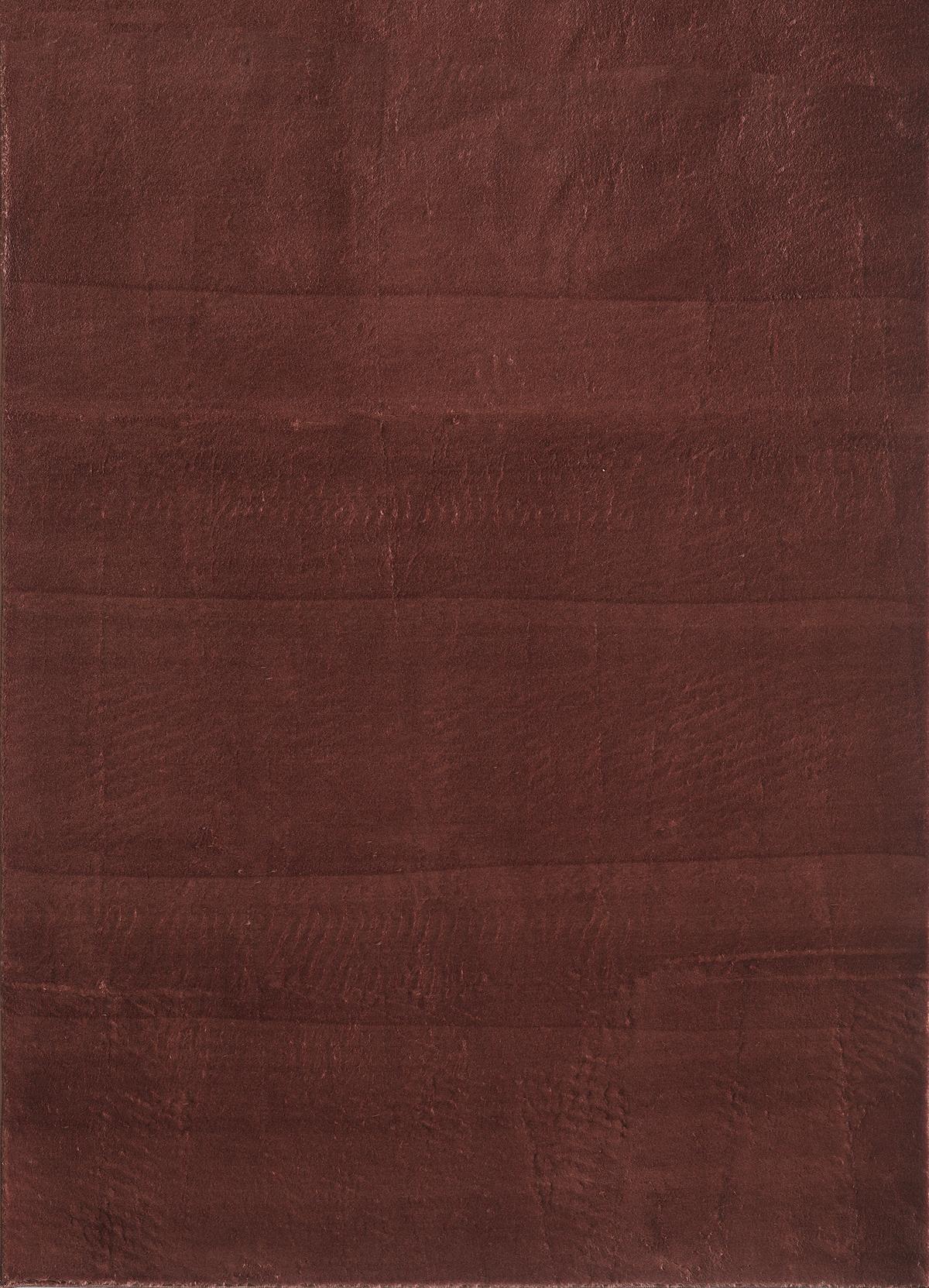 Hochflorteppich Catwalk Braun Ø ca. 120cm - Braun, Basics, Textil (120/120cm) - Novel