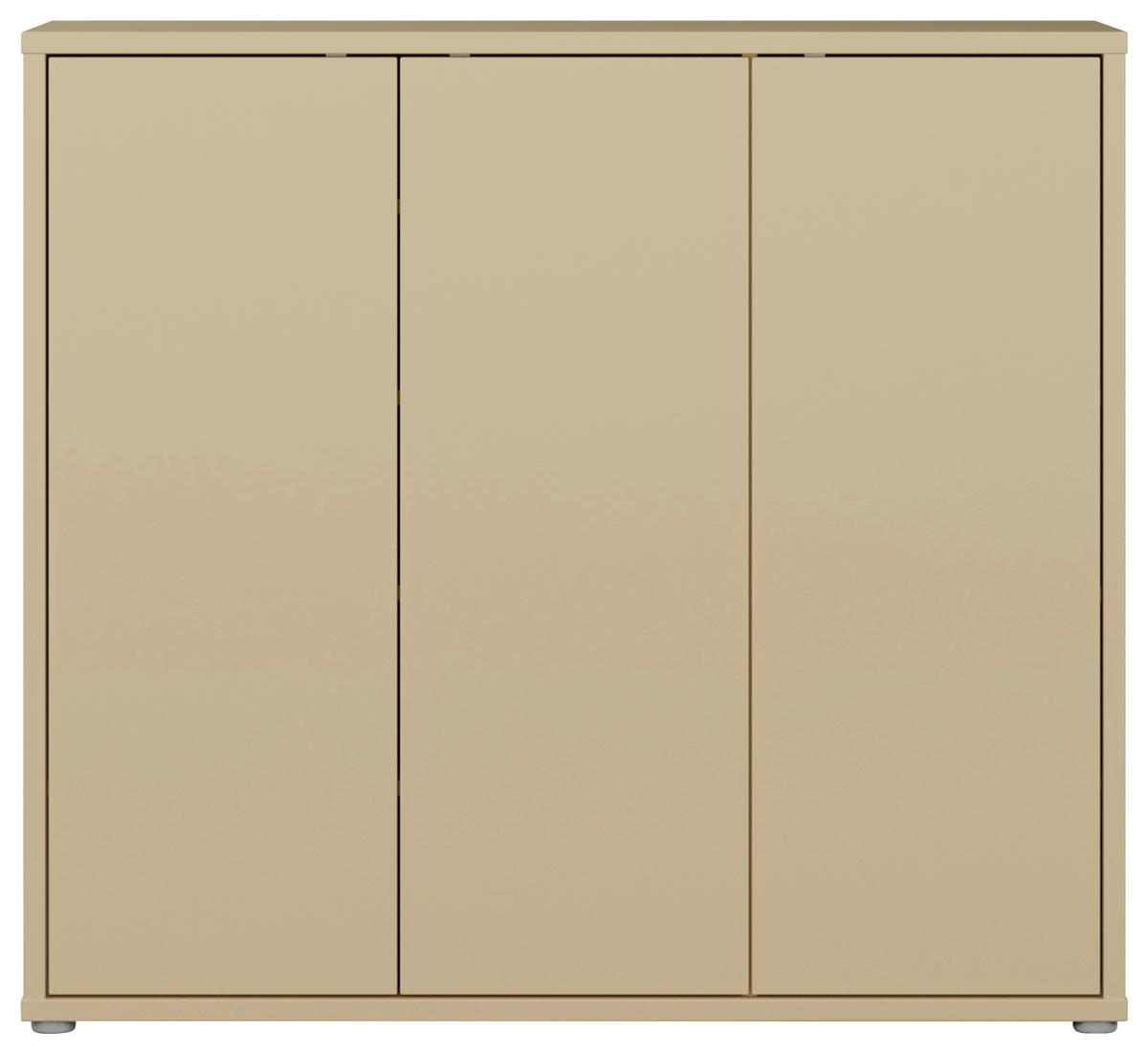 Omara Za Čevlje Alice, Svetlo Rumena - siva/svetlo rumena, Moderno, umetna masa/leseni material (109,2/99,1/34,9cm) - Carryhome