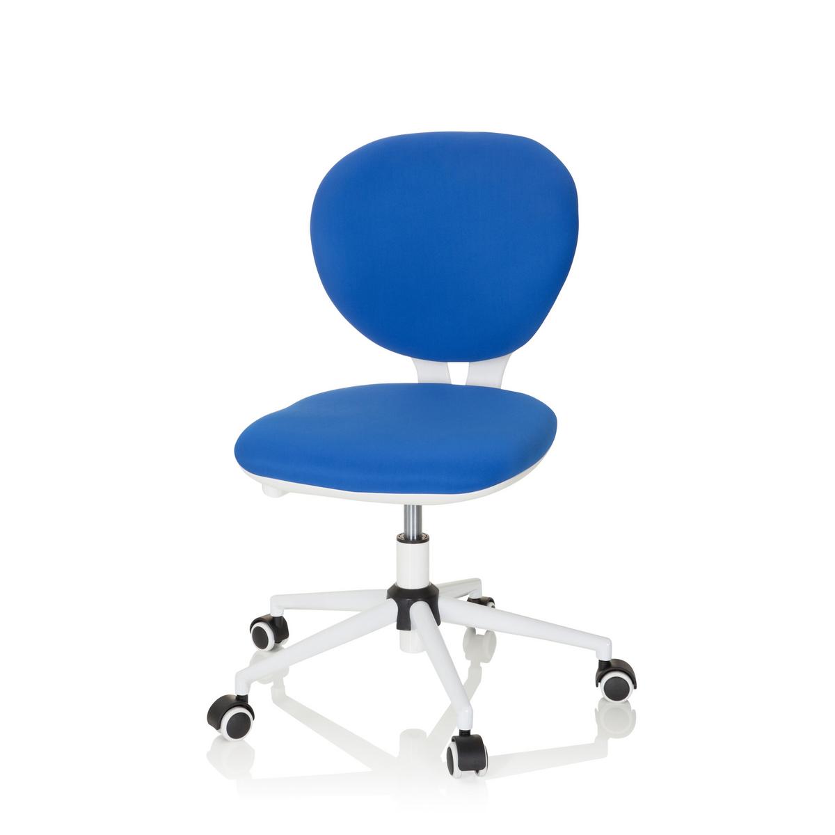 Jugenddrehstuhl Kid Vivo Stoff Blau/Weiß - Blau, Basics, Kunststoff (43/82-95/56cm) - MID.YOU