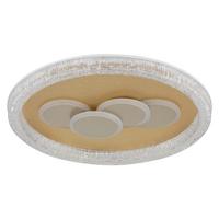 Led-deckenleuchte 48476-40r Loraine - Klar/Weiss, Design, Kunststoff/Metall (49,5/7cm) - Globo