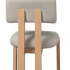 CHAISE JONNA - couleur naturelle/crème, MODERN, textile/bois (51/82/53cm) - Bessagi Home