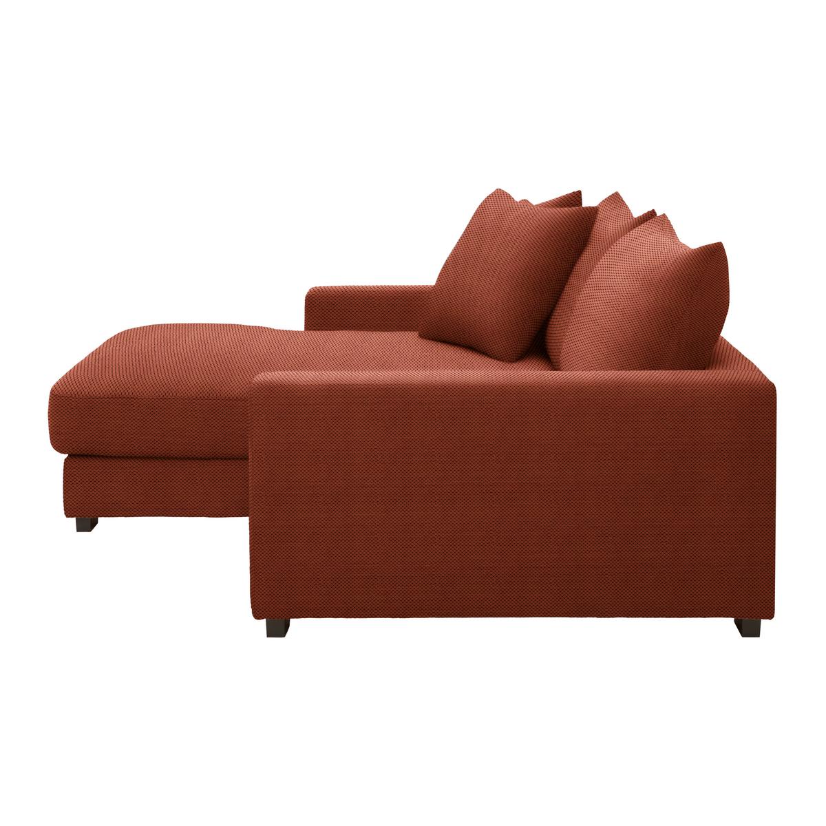 Ecksofa Pedro Terracotta - Terracotta, MODERN, Textil (180/83/265cm) - Mömax