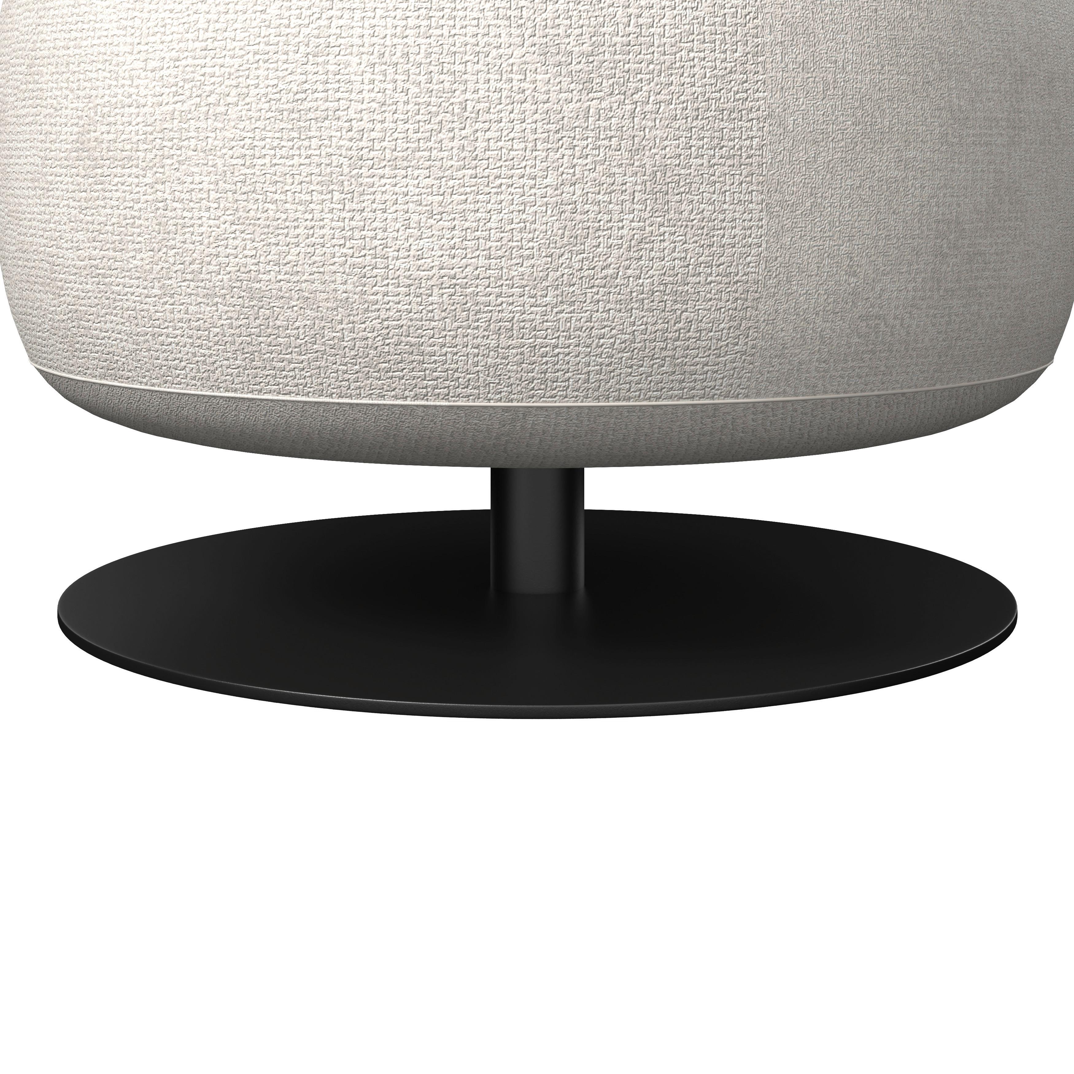 RELAXFÅTÖLJ NORA - beige/svart, Modern, metall/trä (80/80/80cm) - Bessagi Home