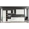 Blok Kuhinja S Aparatima Line 390 - bijela/siva, Konvencionalno, drvo/metal (390/216-240/60cm) - Mömax