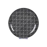 Farfurie pentru desert Shiva - alb/negru, Lifestyle, ceramică (20,4/2,5cm) - Mömax