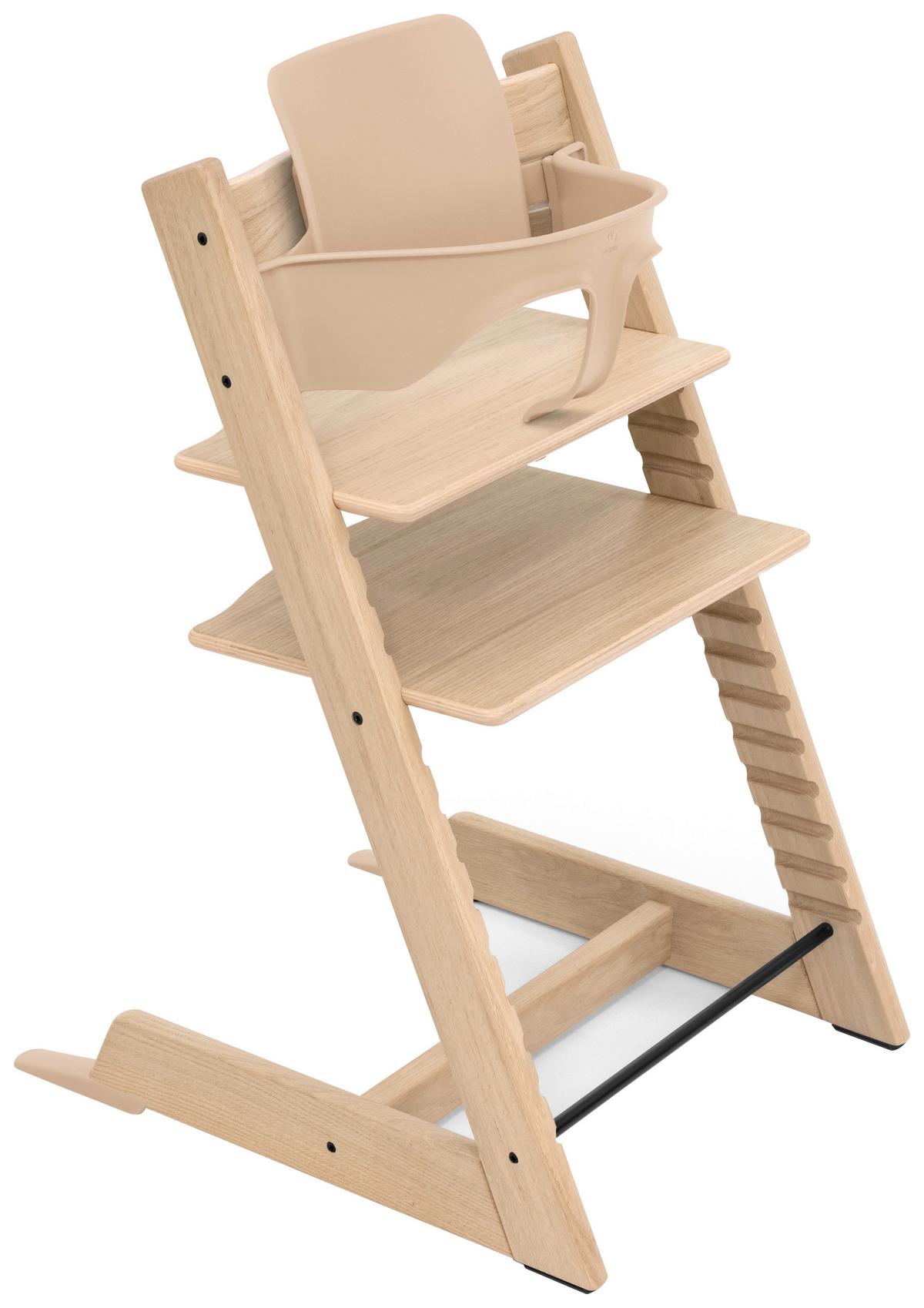 PAŁĄK DO WYSOKIEGO KRZESŁA TRIPP TRAPP - kolor naturalny, Basics, tworzywo sztuczne (43/19/22cm) - Stokke