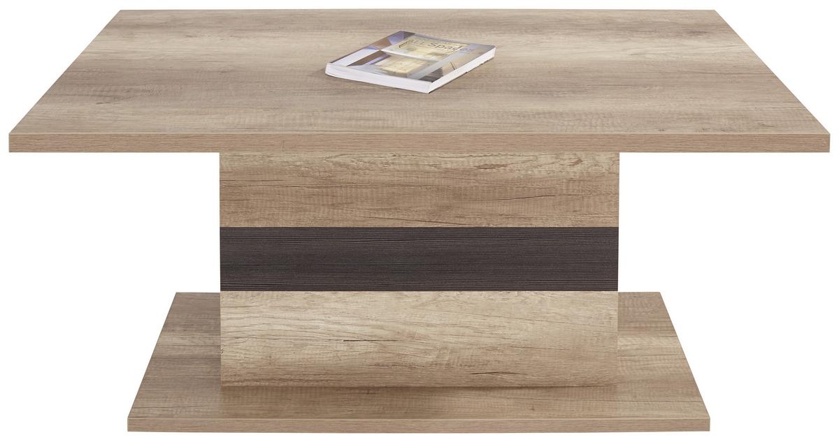 Klubska Miza Mali, Barva Hrasta - barve hrasta/temno rjava, Moderno, leseni material (110/49/67cm) - Mömax
