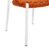 UTESTOL ANTONIA - orange/vit, Modern, metall/textil (58/76/59cm) - Bessagi Garden