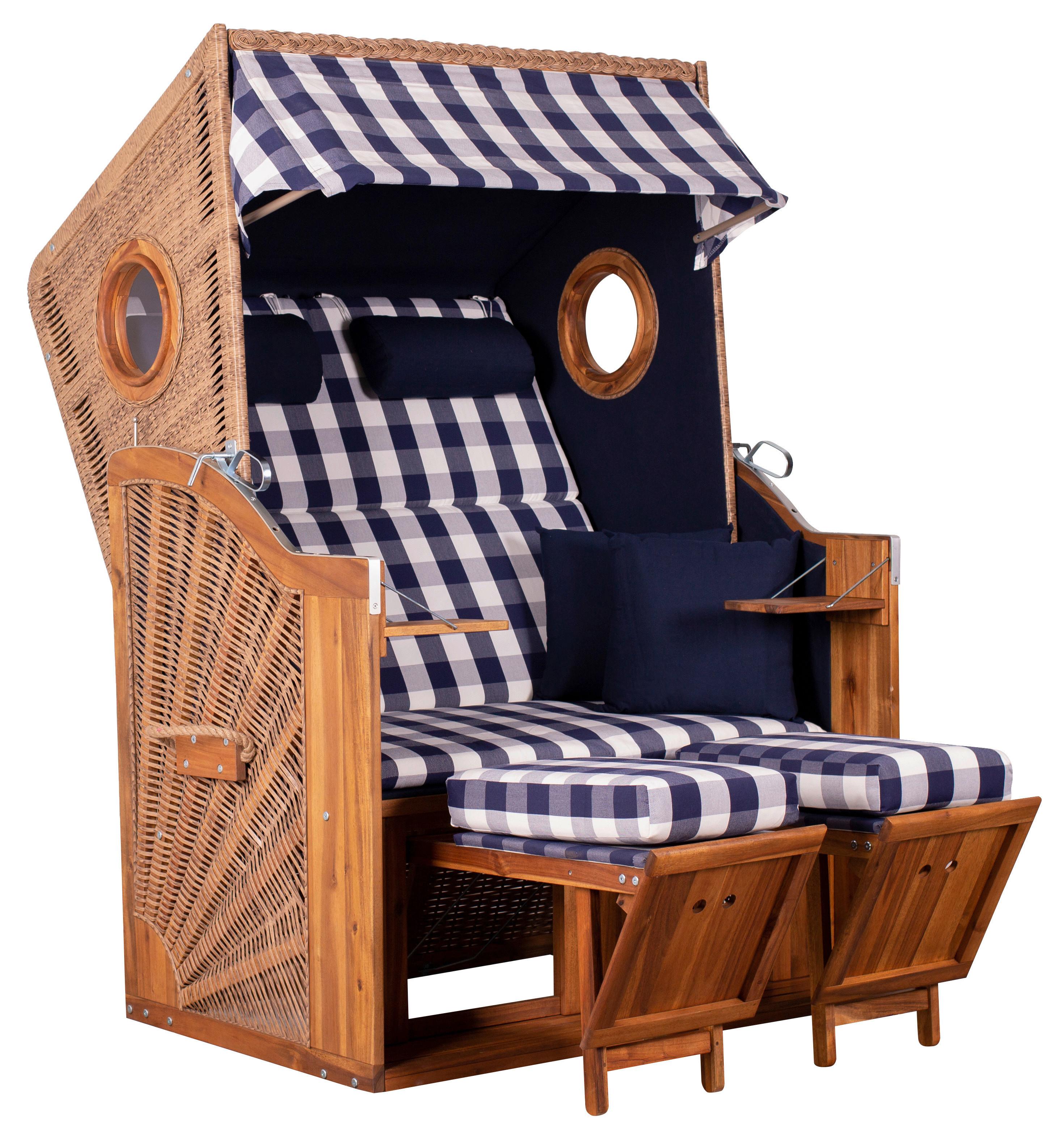 Strandkorb Trendy Akazie - Basics, Holz (120/80/155cm)