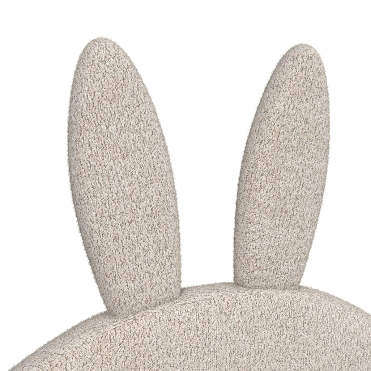 Kinderbett Belly Bouclé Beige ca. 90x200 cm - Beige, MODERN, Holz/Textil (90/200cm) - Bessagi Kids