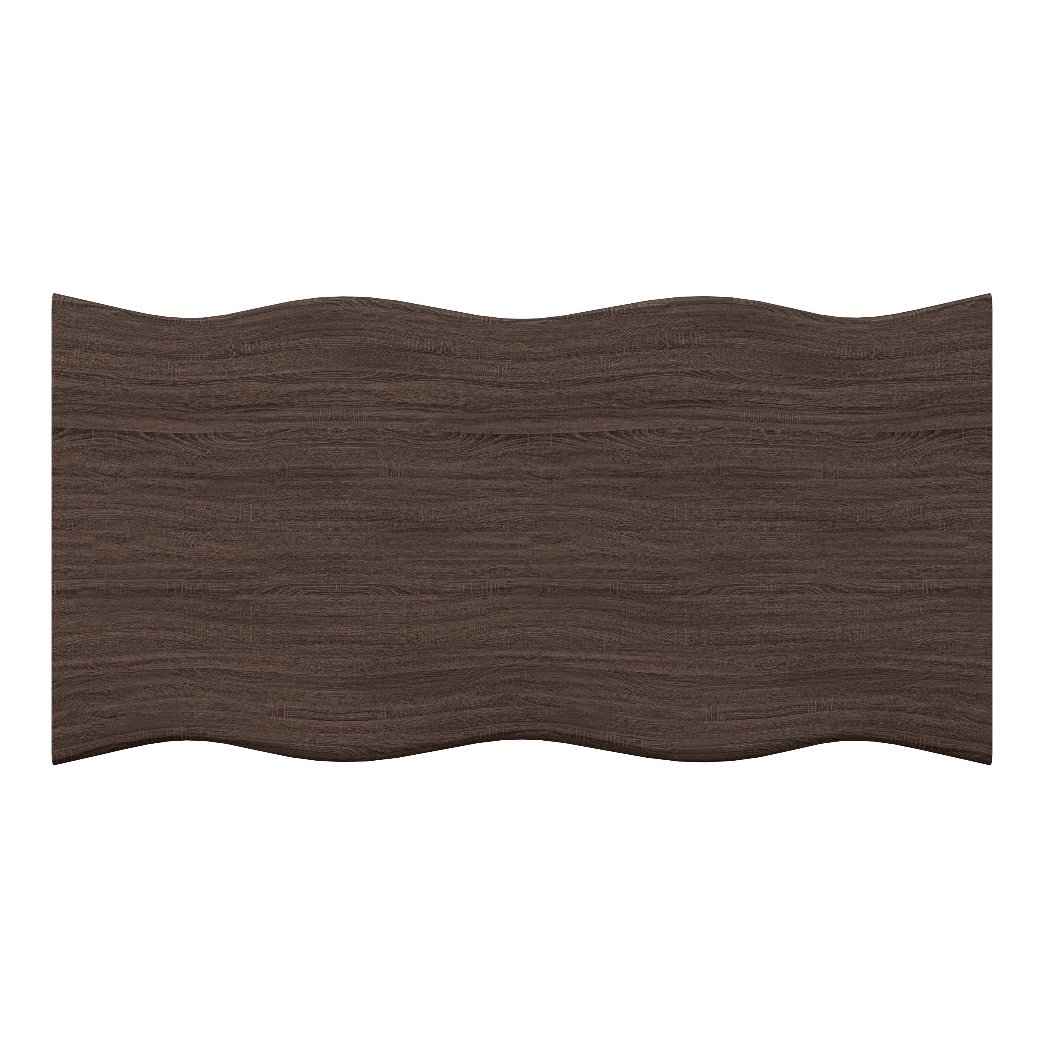 Jedilna Miza Laurel, Barva Oreha, 180x90 - barva oreha/črna, Moderno, kovina/leseni material (180/76/90cm) - Bessagi Home