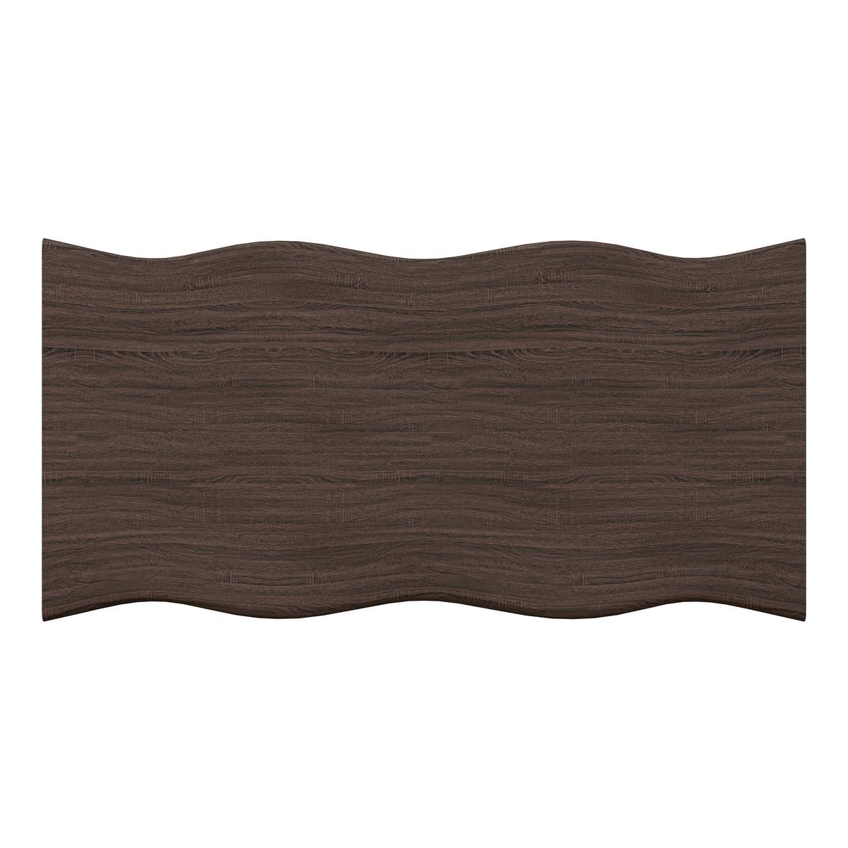 ESSTISCH LAUREL - Walnussfarben/Schwarz, Modern, Holzwerkstoff/Metall (180/76/90cm) - Bessagi Home