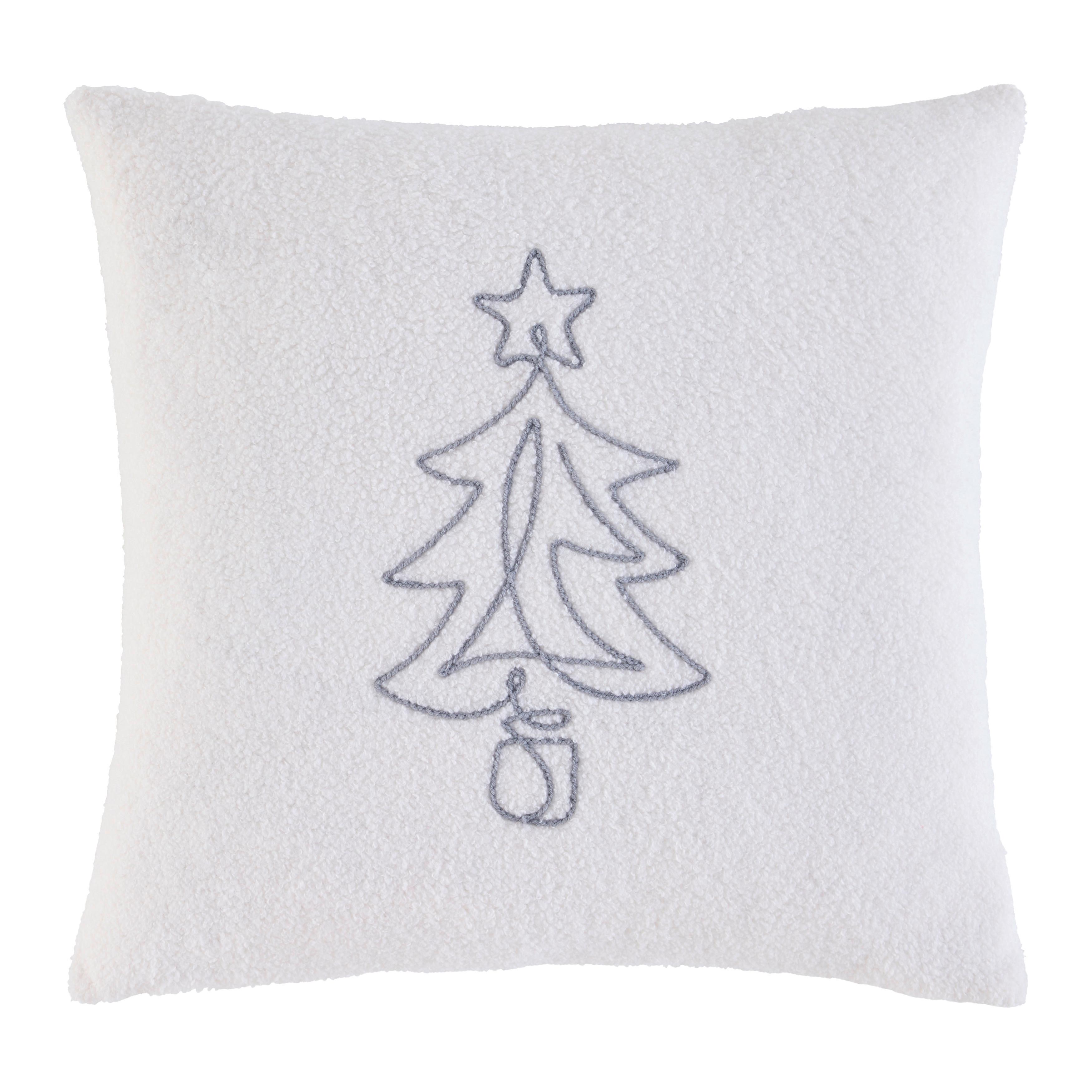 Díszpárna Caspar 45/45 - fehér/szürke, textil (45/45cm) - Mömax