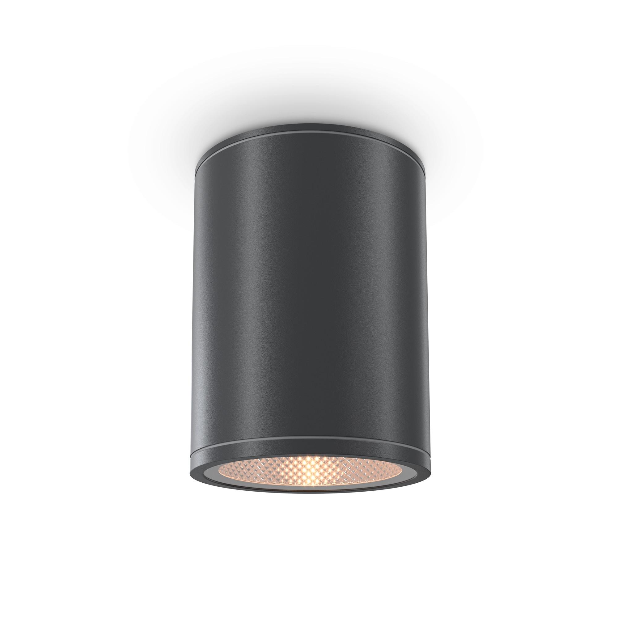 Außendeckenleuchte Bar Graphitfarben max. 7 Watt - Graphitfarben, Trend, Metall (9/11,5cm) - MAYTONI