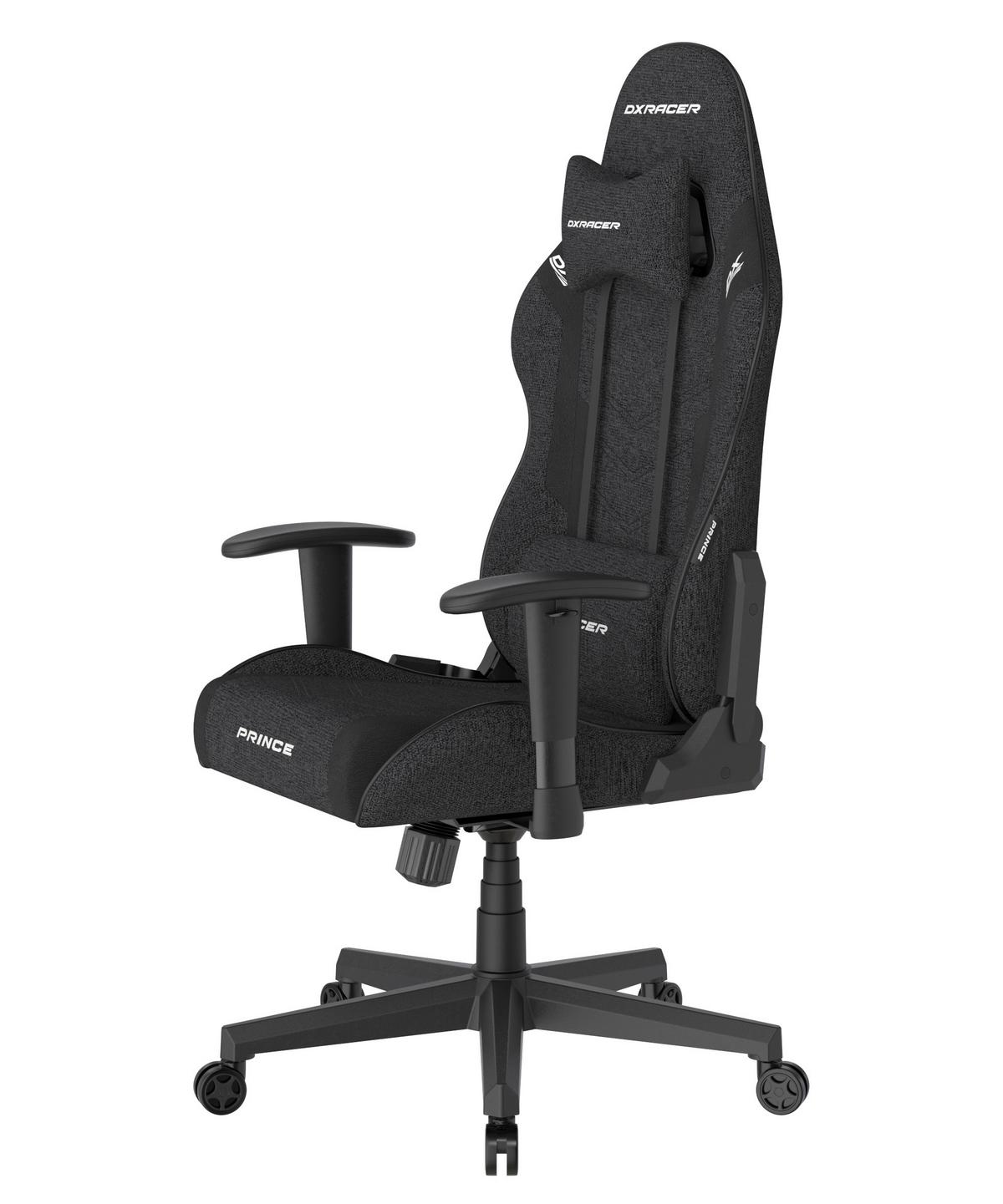 Gamingstuhl Prince Schwarz - Schwarz/Weiß, KONVENTIONELL, Kunststoff/Textil (70/132/70cm) - Dxracer