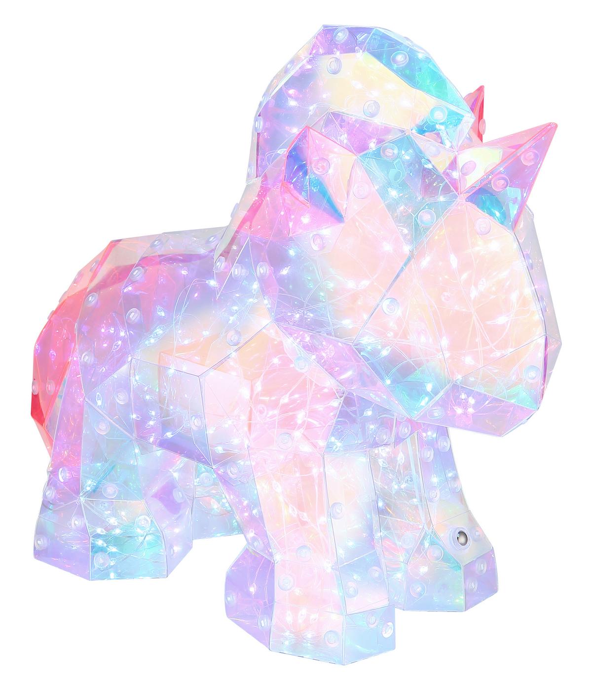 LED-TISCHLEUCHTE 28088N BRONDAR - Klar/Pink, Basics, Kunststoff (30/14/26cm) - Globo