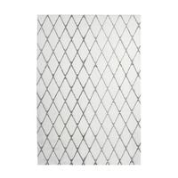 Hochflorteppich Vivica - Weiss/Anthrazit, Design, Textil (160/230cm) - Kayoom