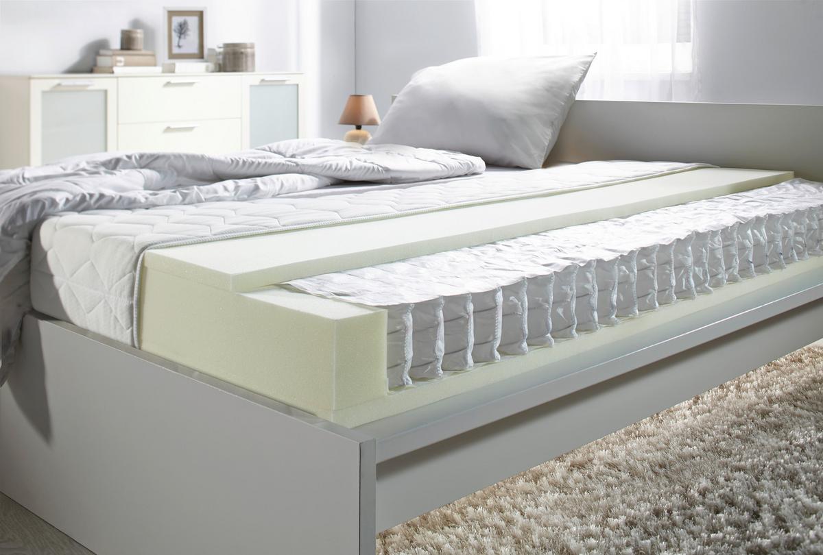 Vzmetnica Living Pur, 90x200 Cm - bela, Konvencionalno, tekstil (90/200cm) - Nadana