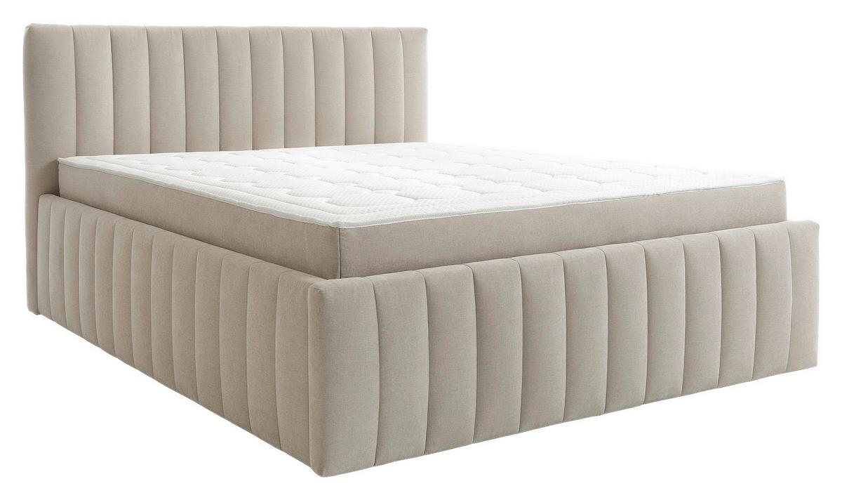 Polsterbett Orinoco Beige ca. 180x200cm - Beige, MODERN, Holz/Holzwerkstoff (180/200cm) - Mömax