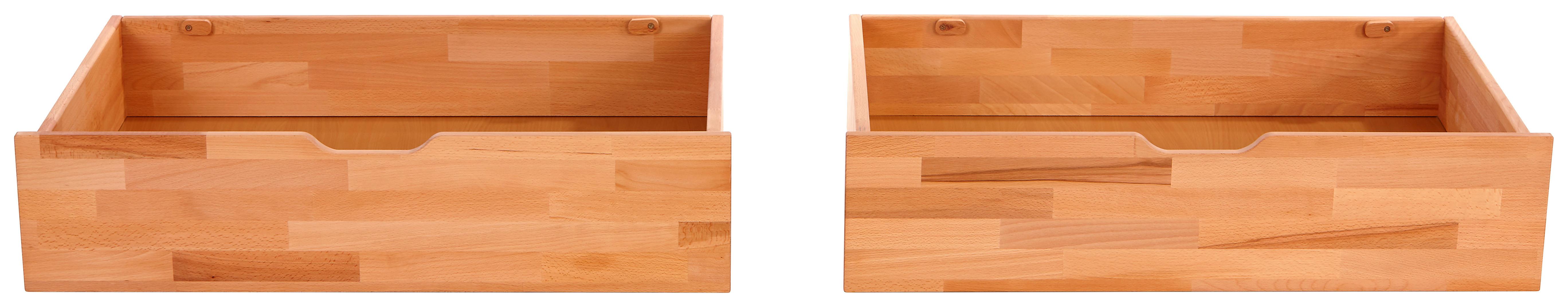 Ladă de depozitare Elisabeth - duramen de fag, Konventionell, plastic/lemn (88/21/65cm)