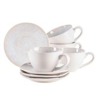 Kaffeeservice Kaffeetassenset, 934010 - Weiss, Basics, Keramik (13,5/6,5/10cm) - Mäser