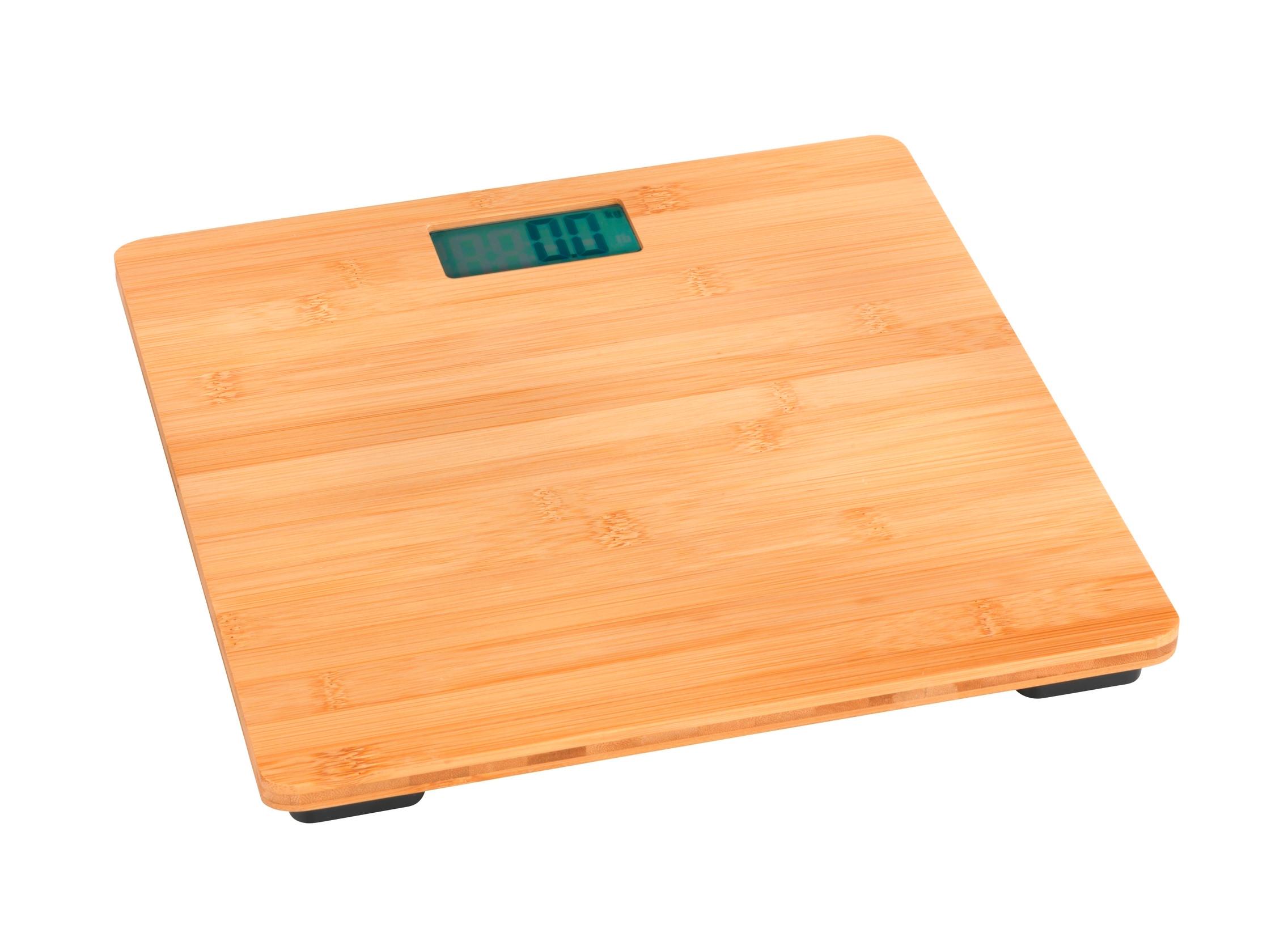 Cântar Bambus - culoare natur, Modern, materiale naturale (30/2,7/30cm) - Wenko