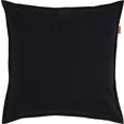 Kissenhülle Jenni Panama, ca. 45x45cm - Schwarz, MODERN, Textil (45/45cm)