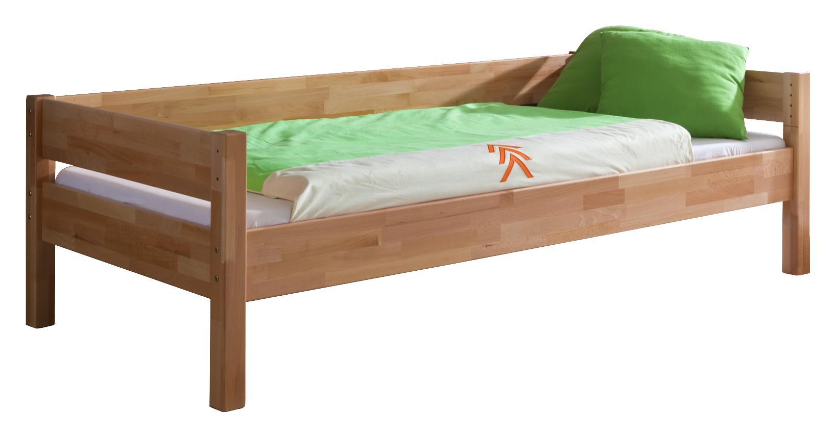 KINDER-/JUNIORBETT NIK - Naturfarben, Design, Holz (90/200cm)