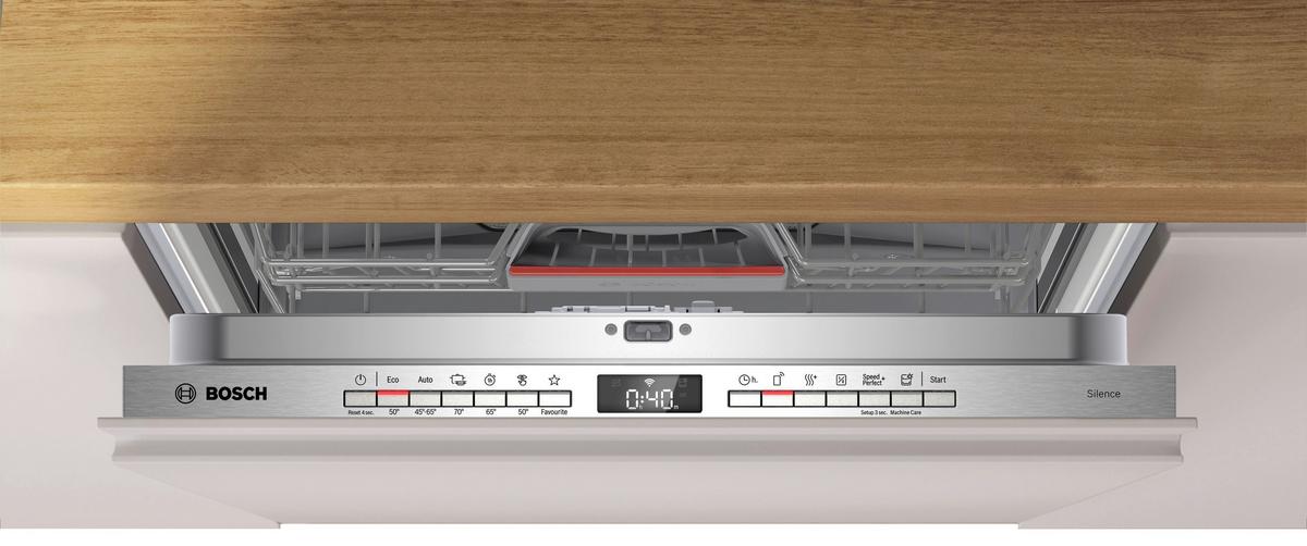 Geschirrspüler SMH4HVX14E - Weiß, Natur, Metall (59,8/81,5/55cm) - Bosch