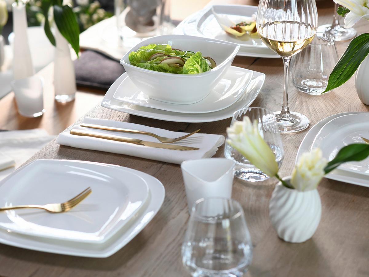 Jedilni Servis Melbourne Creme, 12-Delni - bela, Basics, keramika - Creatable