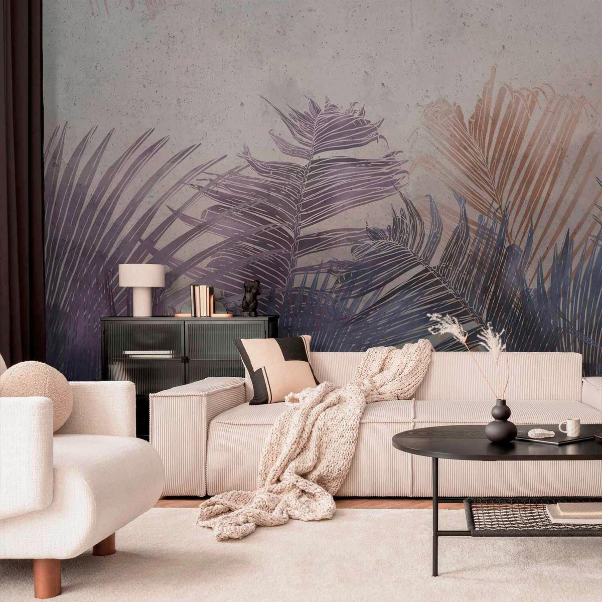 Fototapeta Hot Afternoon, 450x315cm - vijolična/siva, Trendi, tekstil (450/315cm) - artgeist