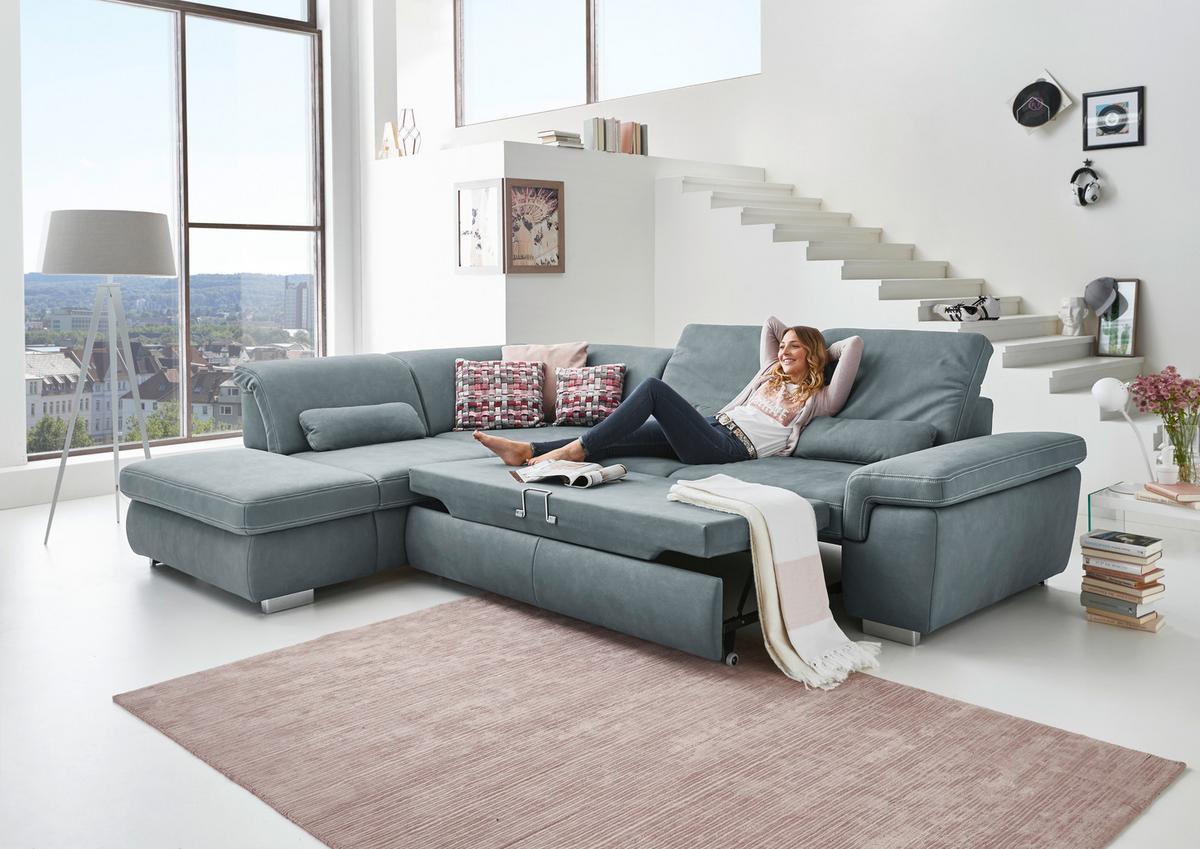 Sedežna Garnitura Antaris Mini -Top- Z Relax Funkcijo - siva/bež, Moderno, kovina/tekstil (320/260cm) - Top ponudba