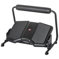 Opora Za Noge Podi F, Črna - črna, Basics, kovina/umetna masa (49/37/35cm) - MID.YOU