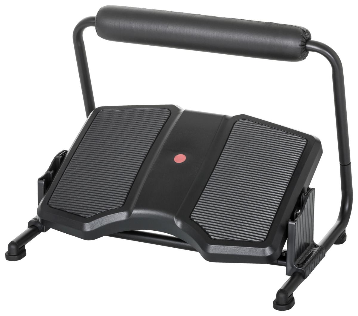 Opora Za Noge Podi F, Črna - črna, Basics, kovina/umetna masa (49/37/35cm) - MID.YOU