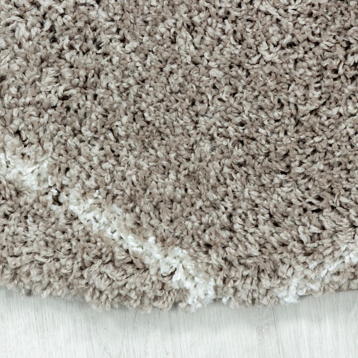 Hochflorteppich Alvor Beige Ø ca. 200cm - Beige, Basics, Textil (200cm) - Novel