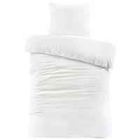 Ágyneműhuzat-garnitúra Blume - fehér, Konventionell, textil (140/200cm) - Mömax