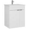 WASCHTISCHKOMBI NAPOLI -EXKLUSIV- - Schwarz/Weiß, MODERN, Keramik/Holzwerkstoff (60/78/46cm) - Mömax