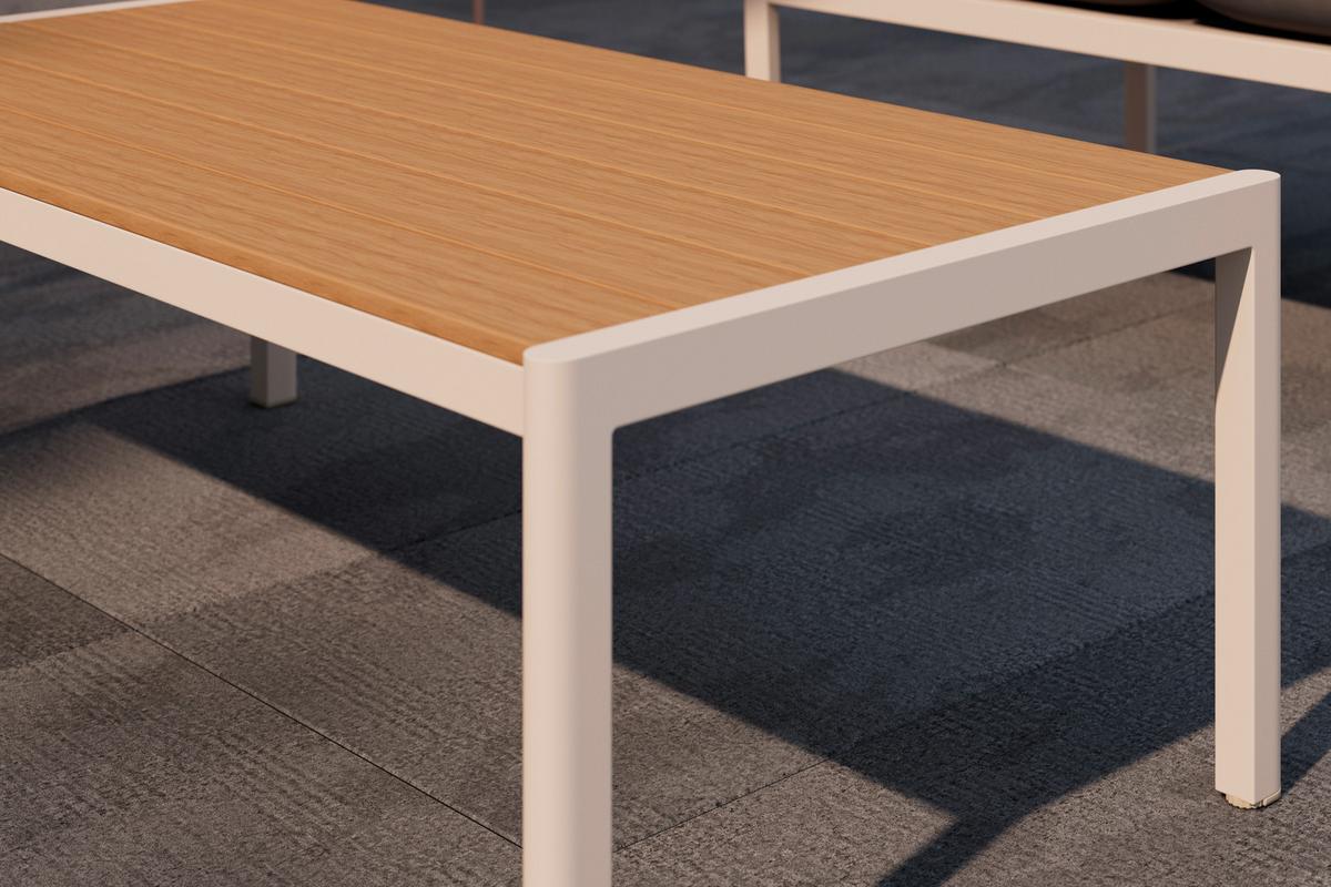 Kerti Garnitúra Florenz 1 - világosszürke/tíkfa, Modern, műanyag/textil - Mömax