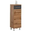 UNDERSKÅP FLOAT -EXKLUSIV- - kromfärg/antracit, Modern, metall/trämaterial (35/106/33cm) - Premium Living