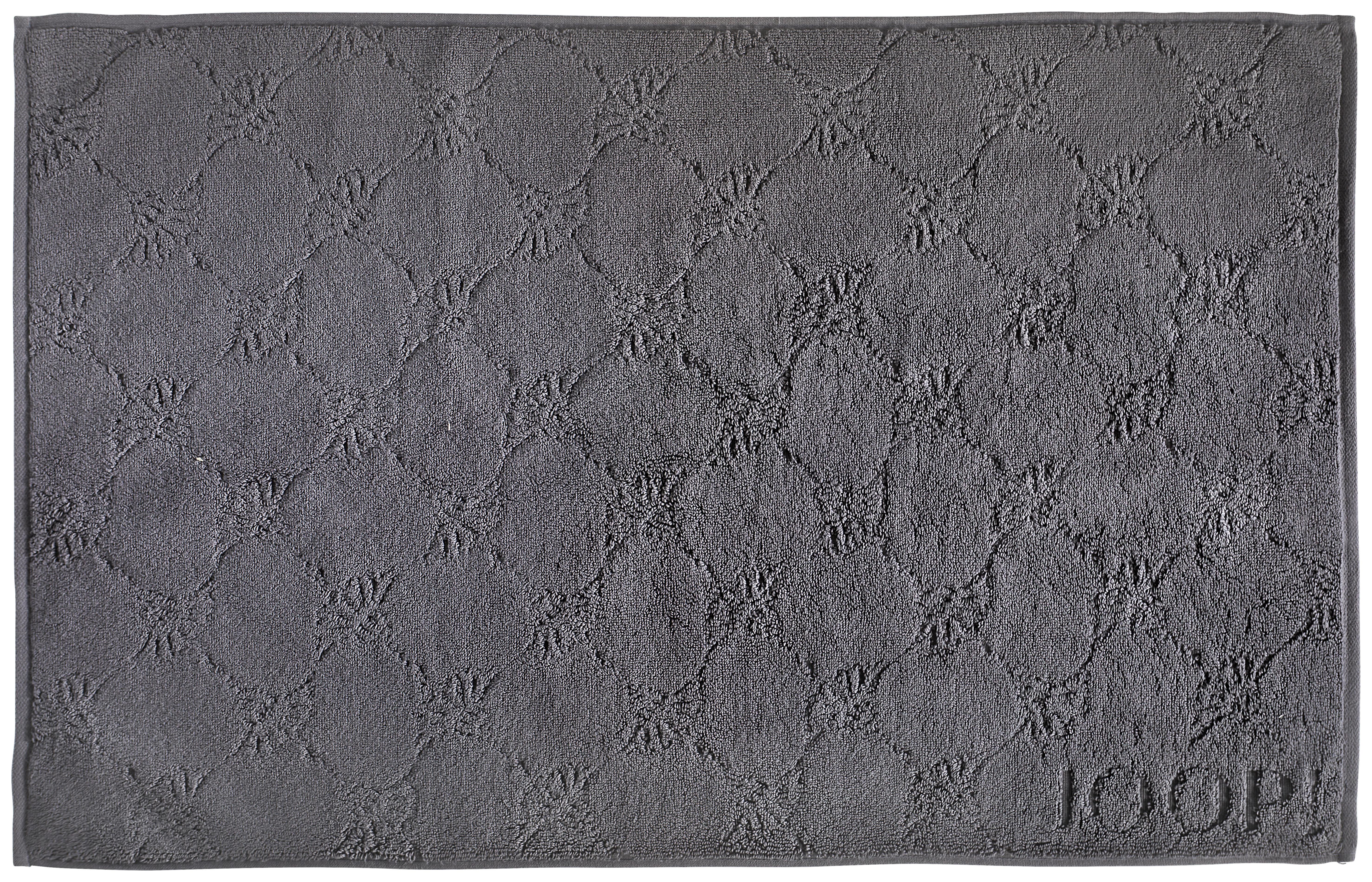 DYWANIK ŁAZIENKOWY JOOP! UNI CORNFLOWER - antracytowy, Basics, tkanina (50/80cm) - Joop!