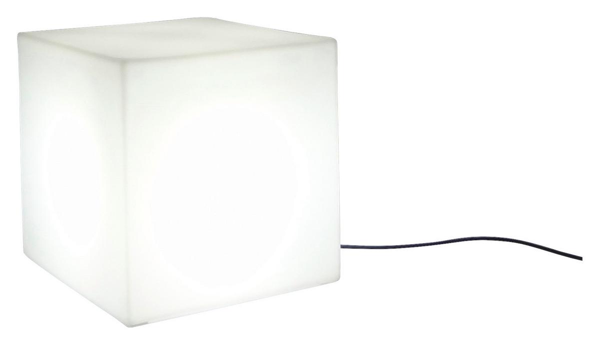 LAMPA ZEWNĘTRZNA LED CUBY 32 - biały, Design, tworzywo sztuczne (32/32cm) - Newgarden